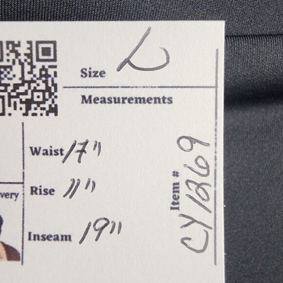 Adidas Climalite Black Capri Leggings Size L - Picture 9 of 9